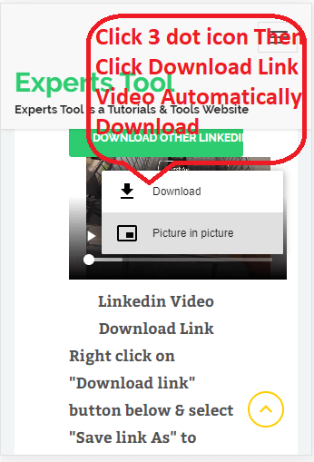 Linkedin Video Downloader